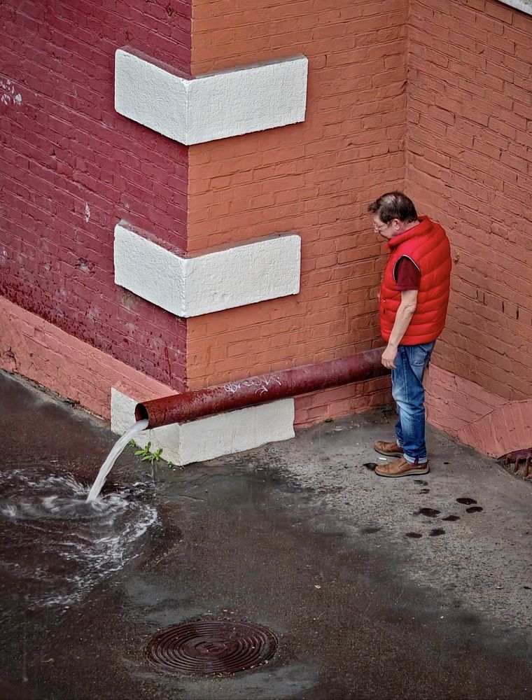 Мысли так и льются в дождливый день.