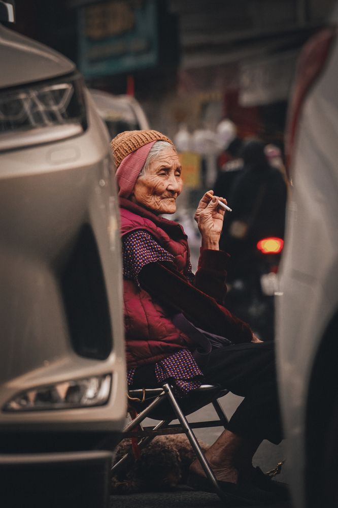 Old Woman in Hanoi
