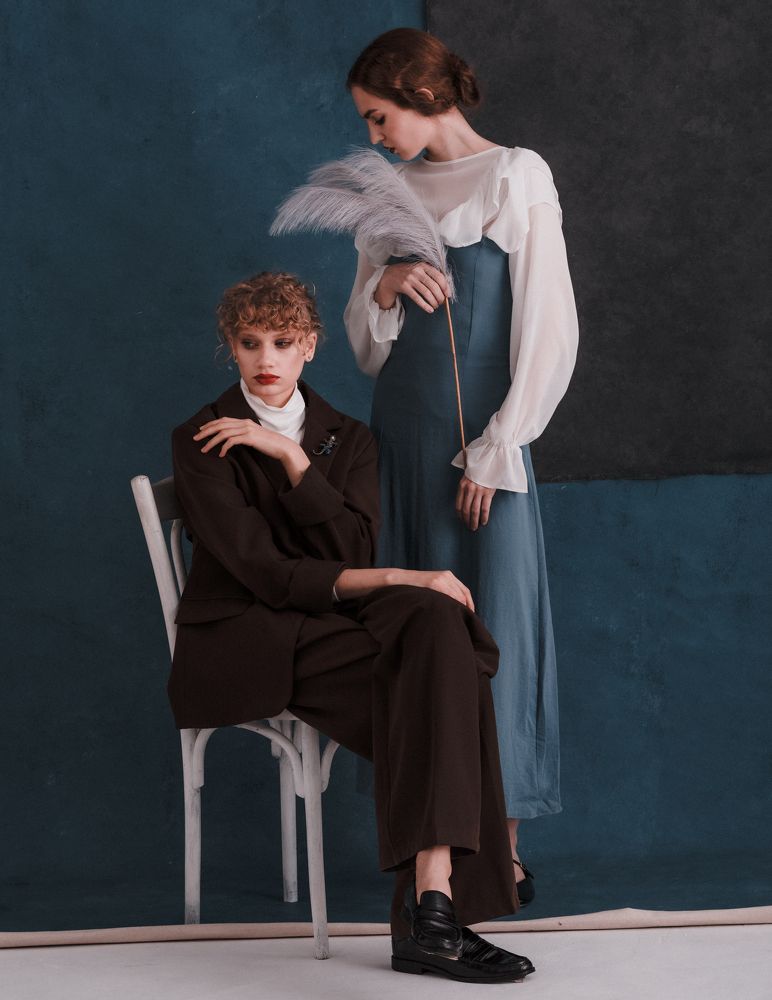 Inspired by Modigliani's paintings