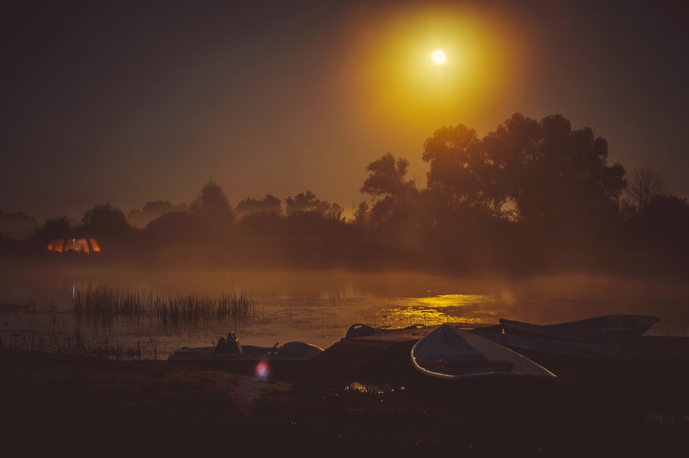 Лунная ночь.