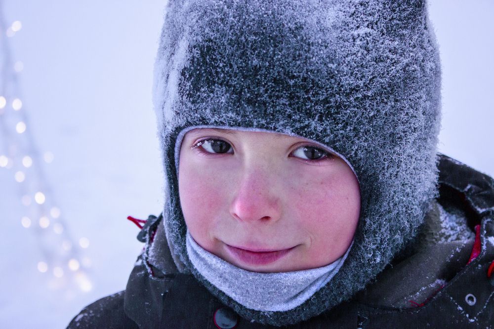 Мой сын Степан на прогулке. My son Stepan is on a walk