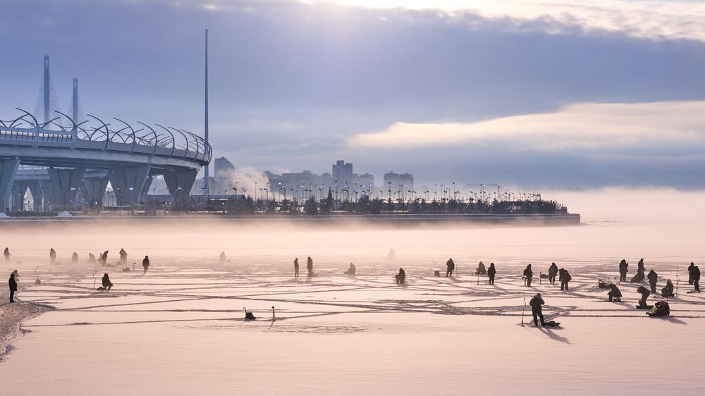 Зима рыбалке не помеха