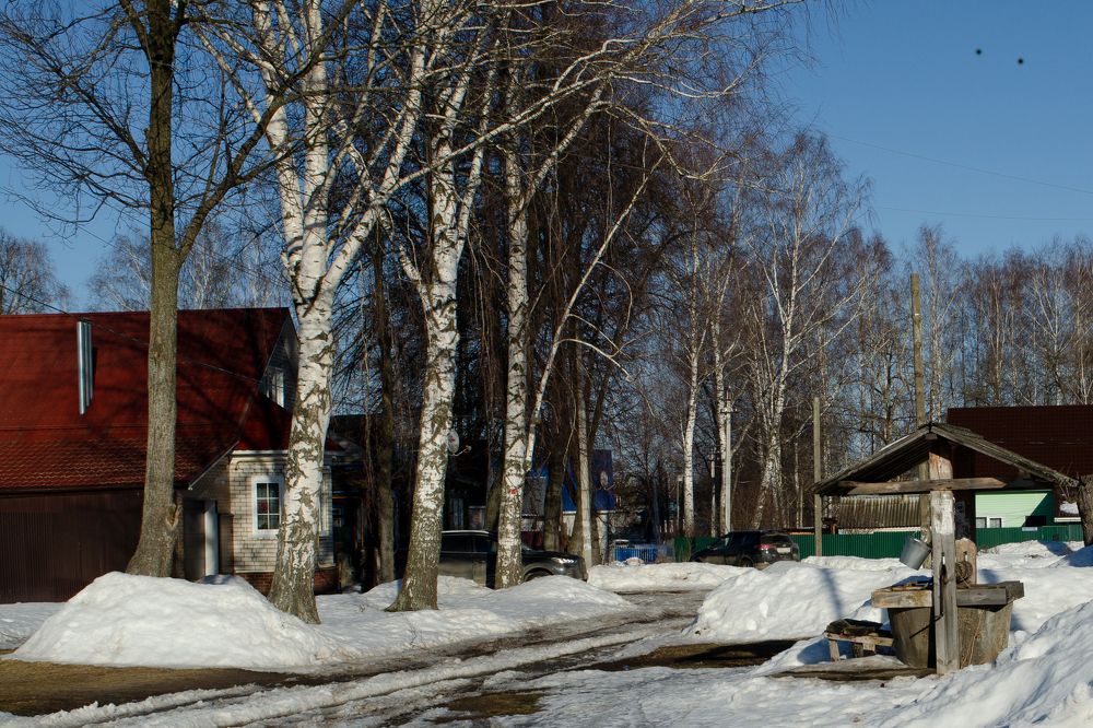 Winter in the countryside
