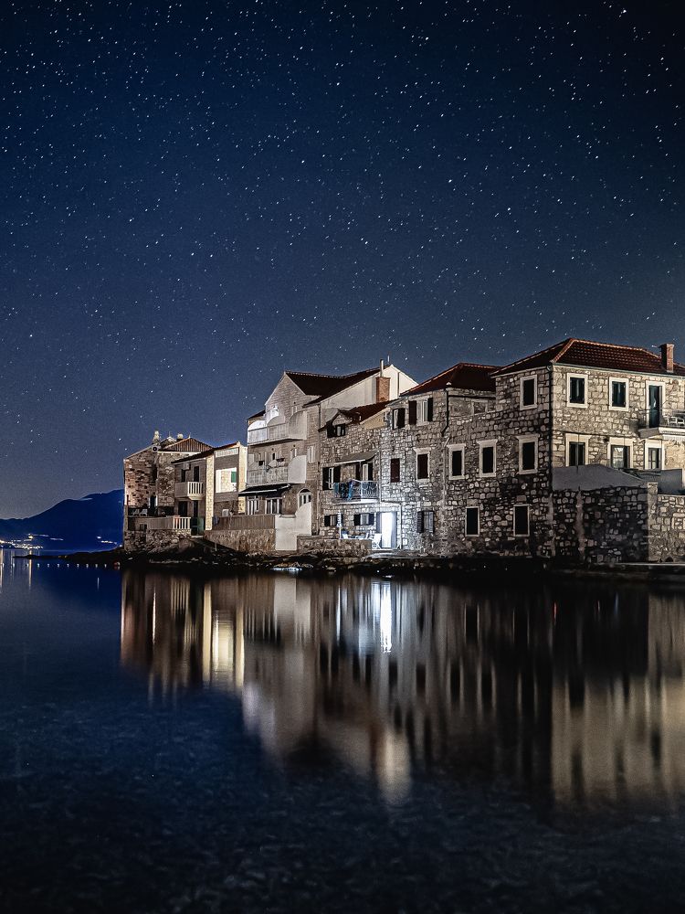 Summer night on the island of Brač