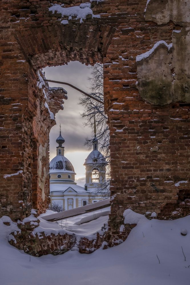 Зимний день в Гостилицах
