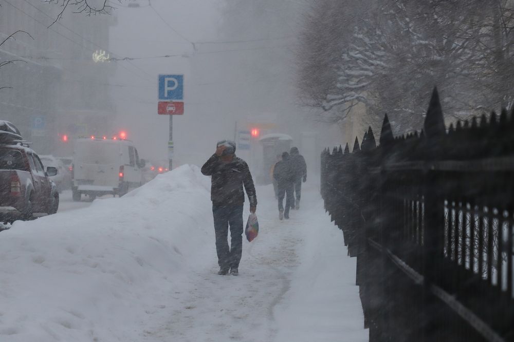 Во власти снежной стихии