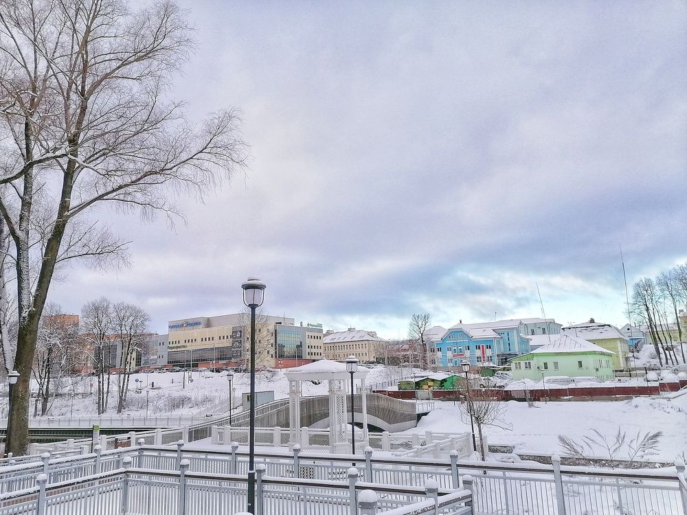 Снежный город