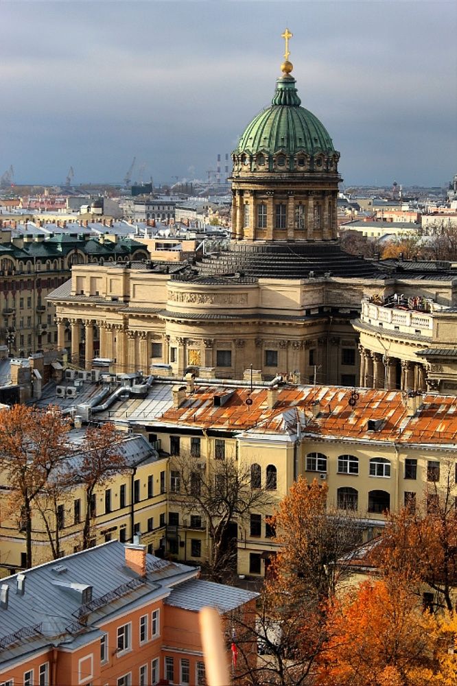 An amazing view of St. Peterburg