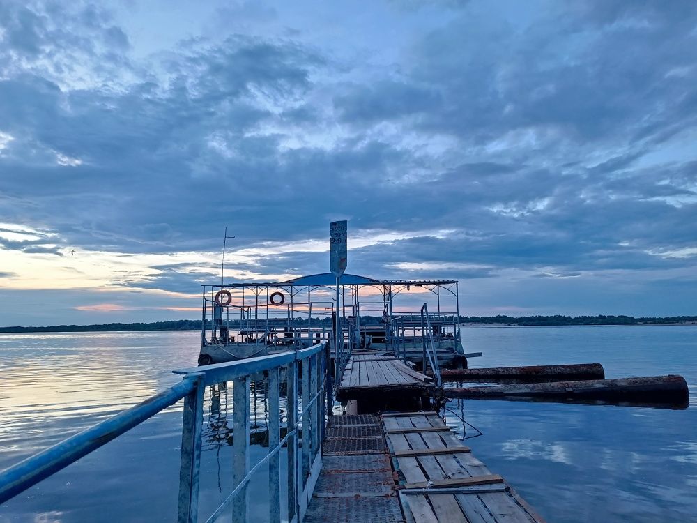 Пристань на Волге