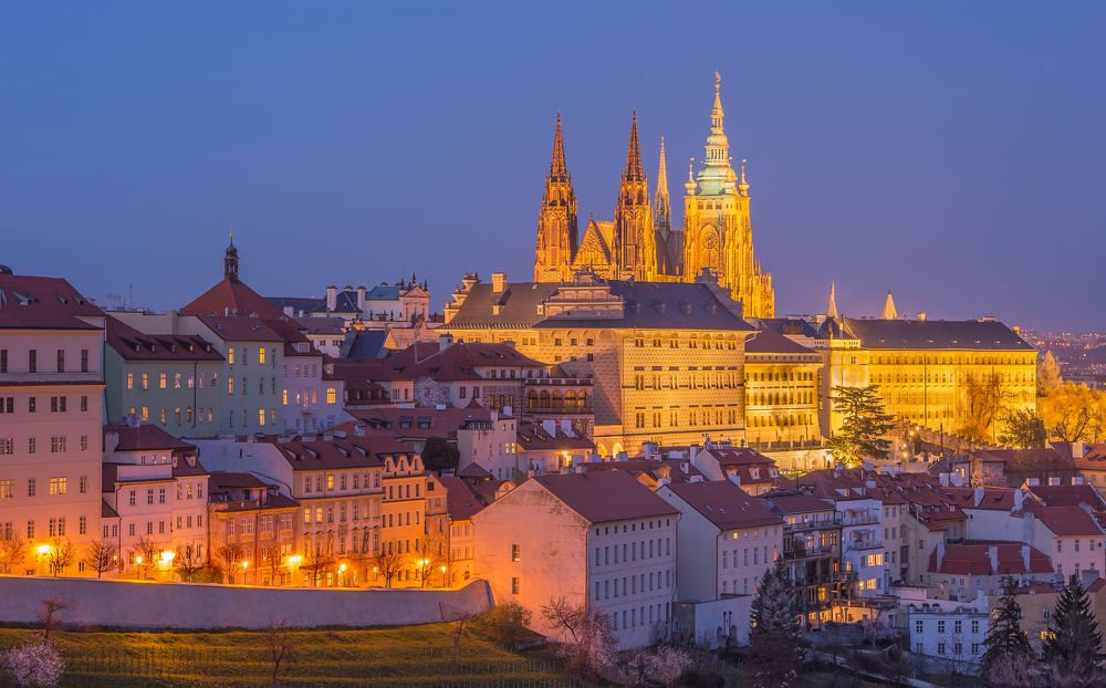 Ночная Прага