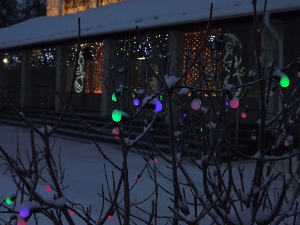 Огни, подсветка...