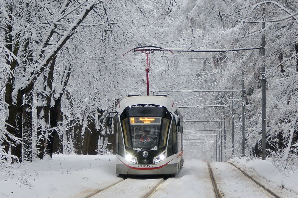 Зимний трамвайчик