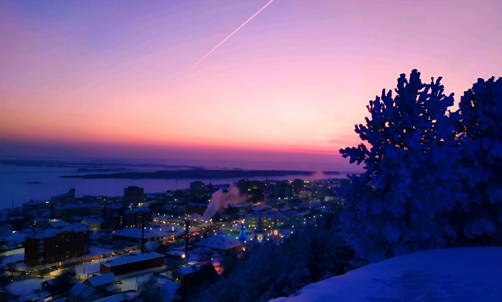 Ханты-Мансийск на закате