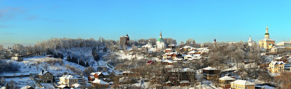 Снежная зима.