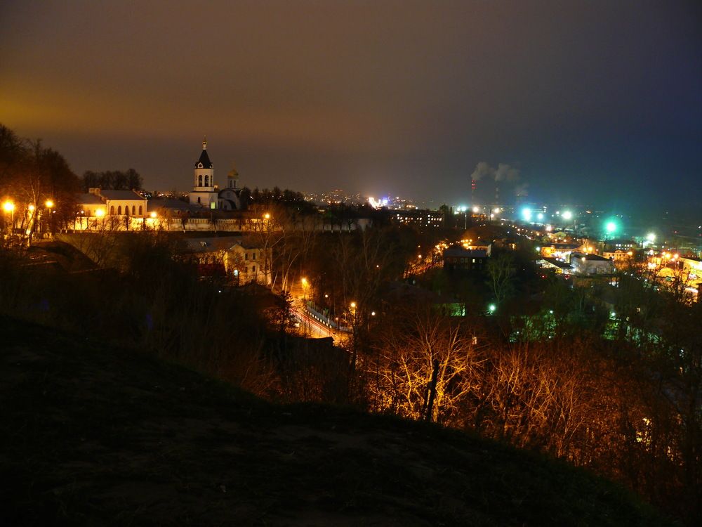 Ночной город.