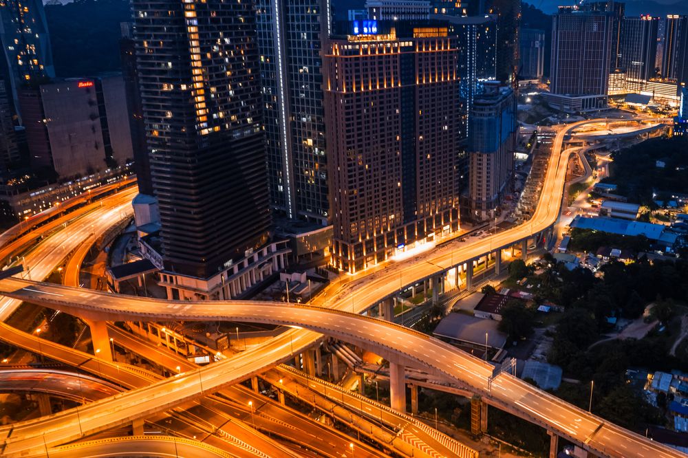 The scenic beauty of the Damansara–Shah Alam Elevated Highway