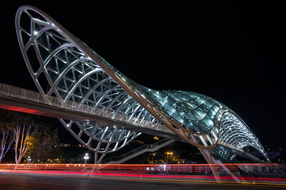 The Bridge of Peace in Tbilisi (Georgia)