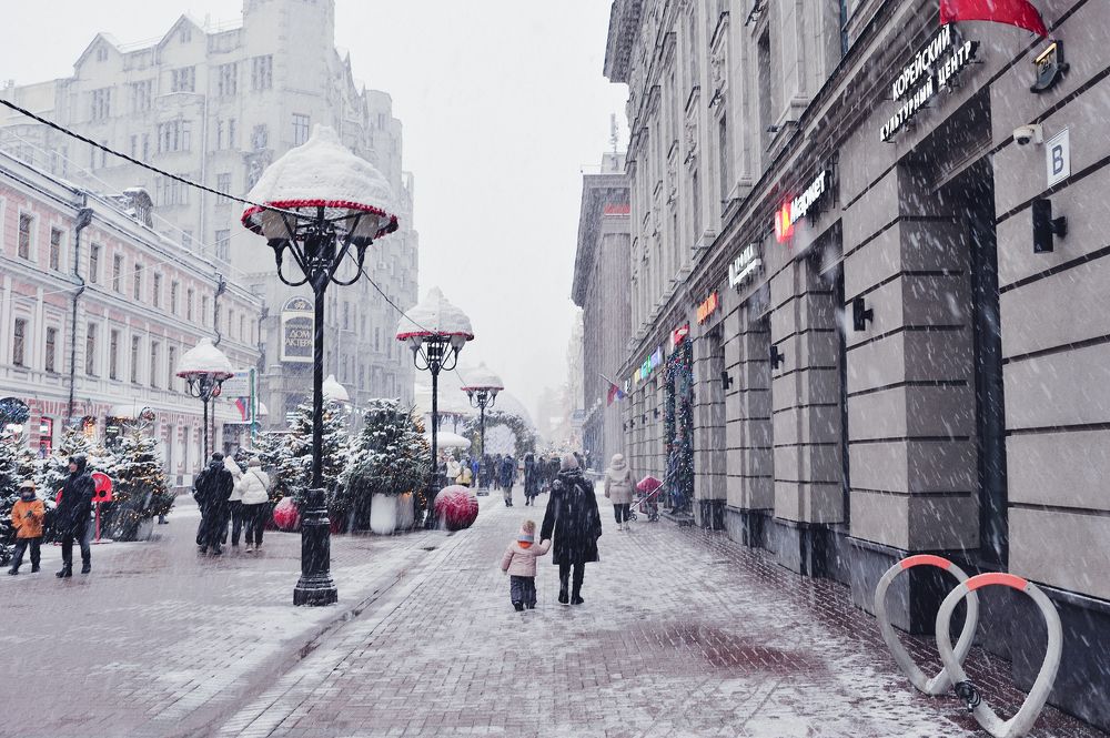 Первый снег...