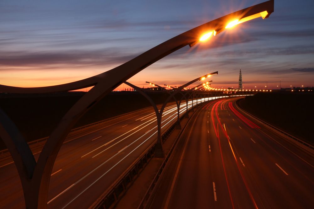 Лахта на закате