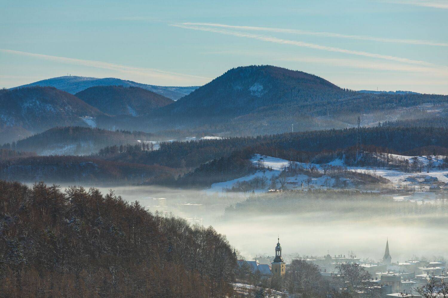 Miasto w górach Miasto w górach
