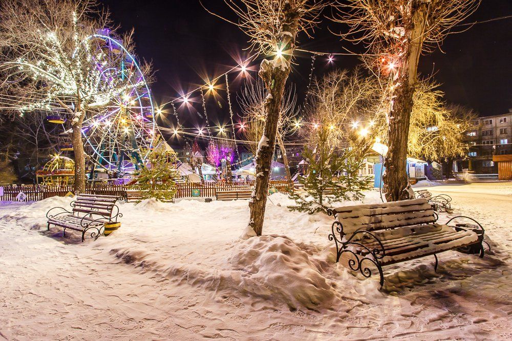 Новогоднее настроение провинциального города Ша