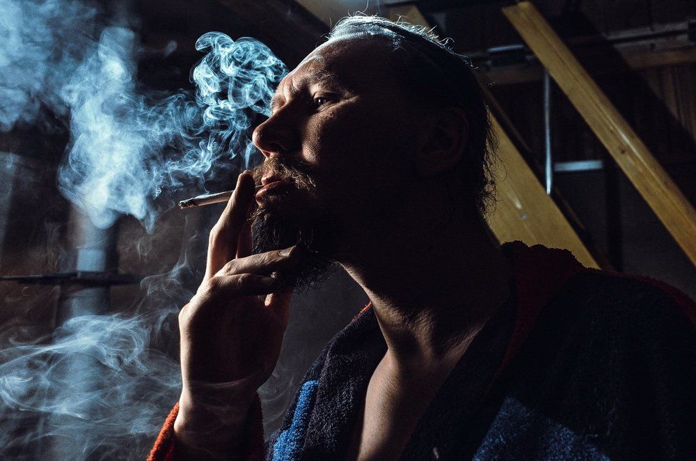 В разгар ночи