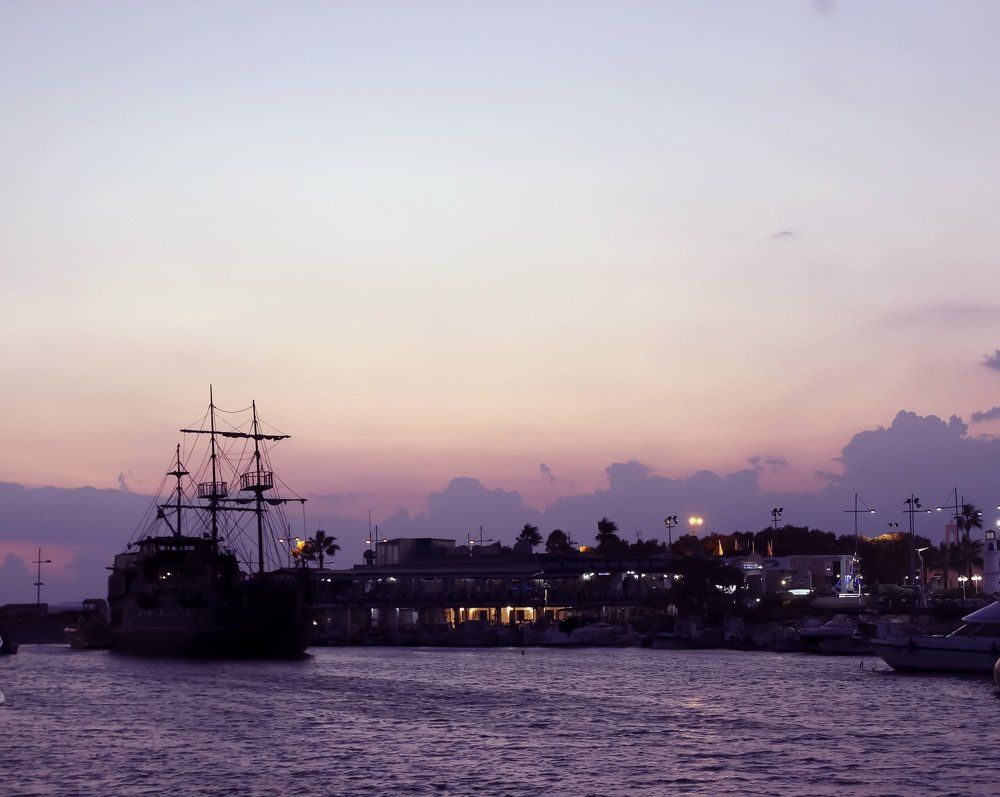 Розовый закат