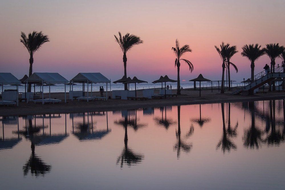 Графика рассвета.