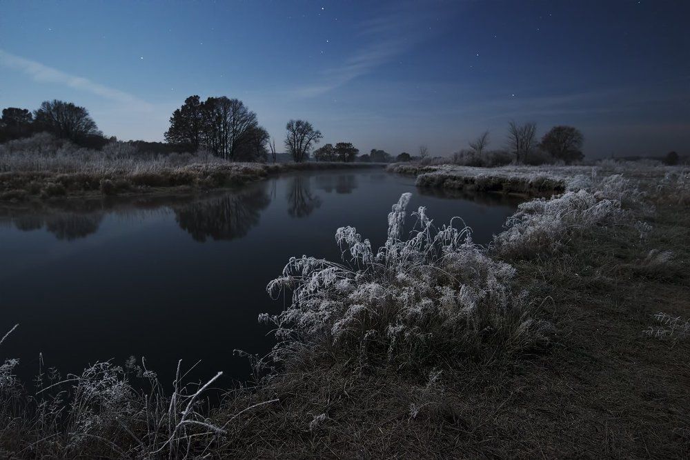 Про ночной иней...