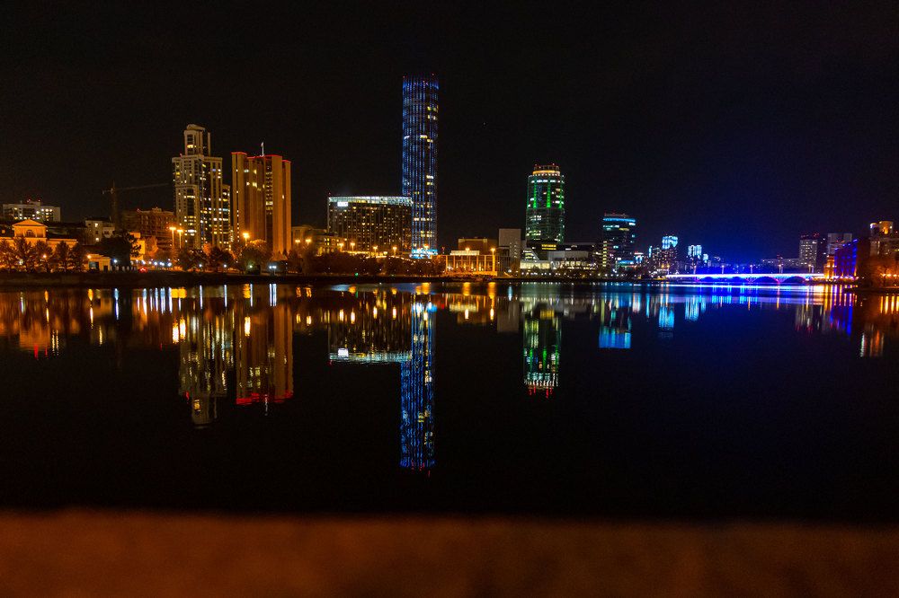 Ночной Екатеринбург