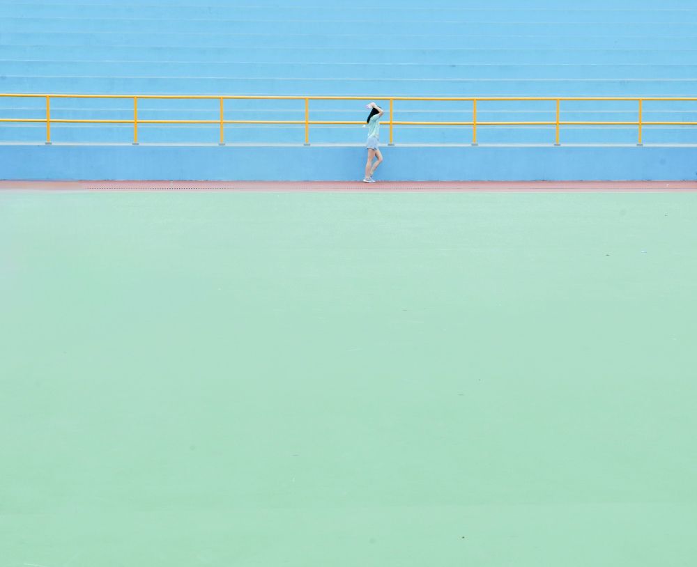 stadium  girl