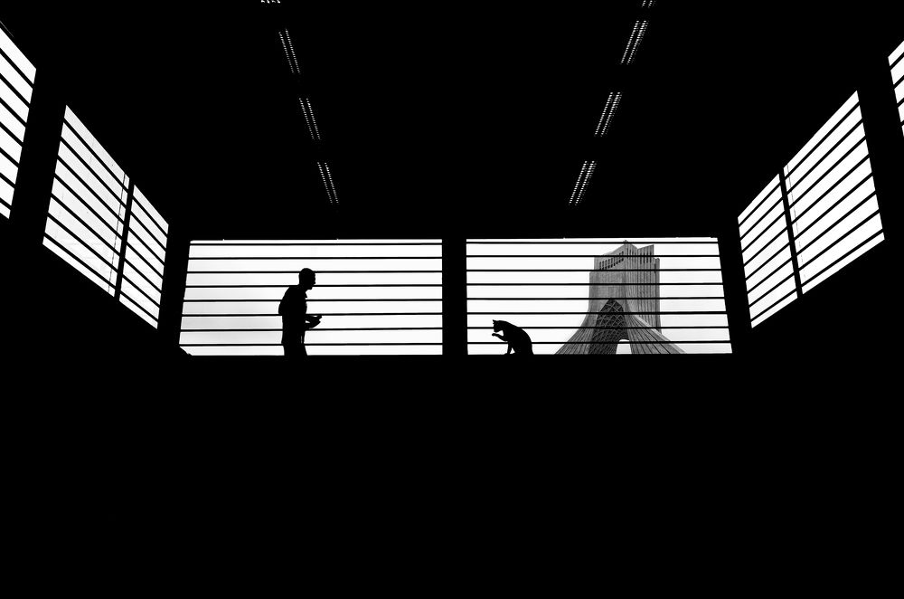 A view of the main tower of the capital of Iran, Tehran