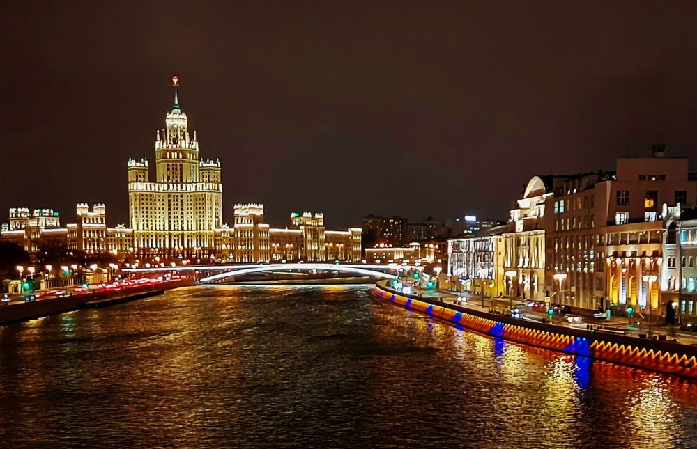 Ночная Москва.