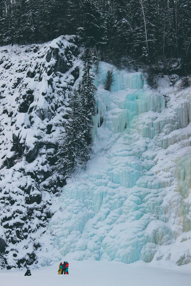 Ершовские ледопады. Усть-Илимский район, Иркутская область.