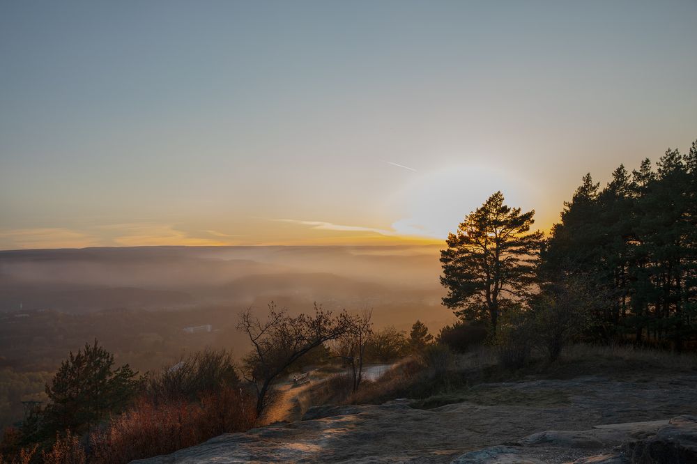 Закатное солнце