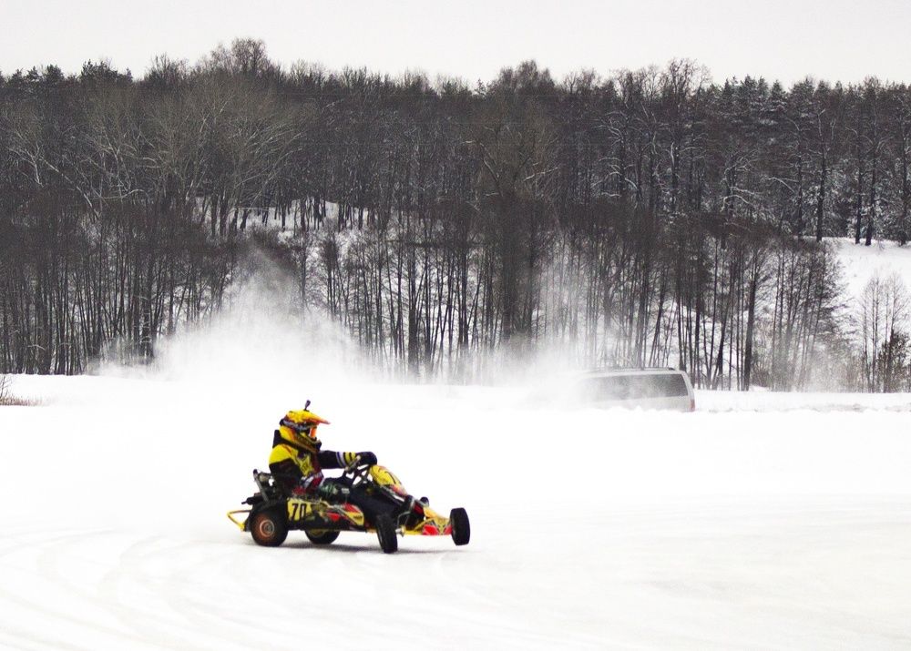 Зимний картинг