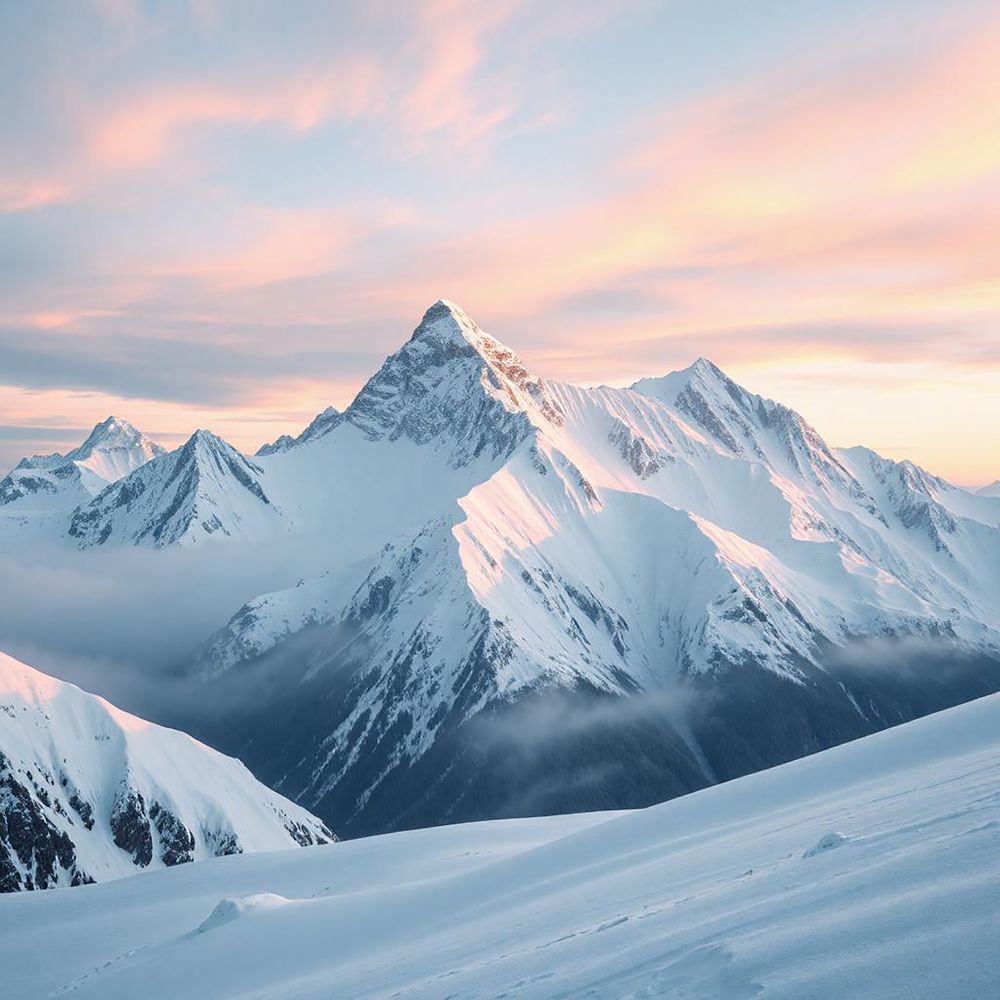 Зима в горах