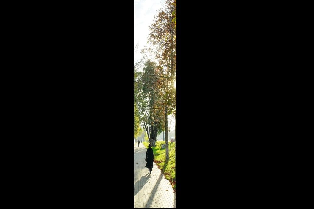 В черном квадрате. Сжатие...