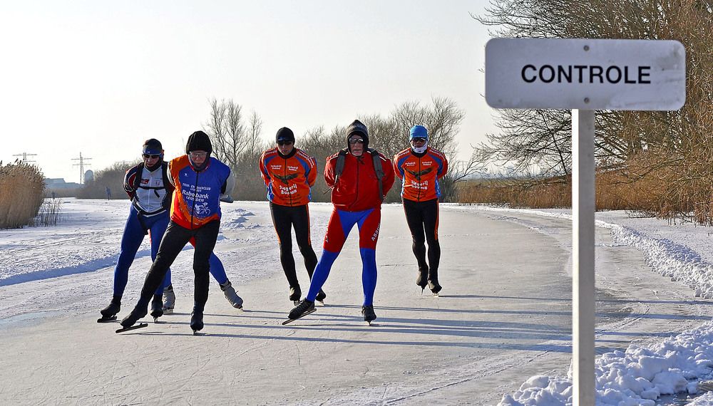 Trainen voor de Elfstedentocht