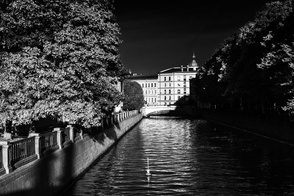 Между светом и тенью. Осенний канал Грибоедова.