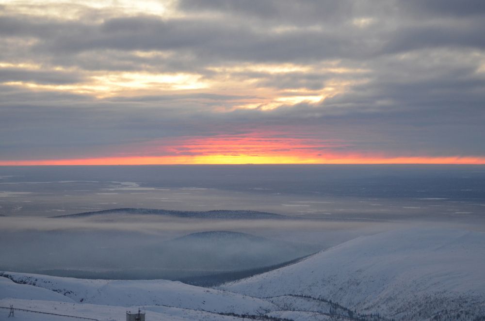 Первый рассвет после полярной ночи