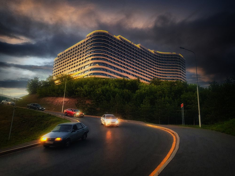 Город засыпает...