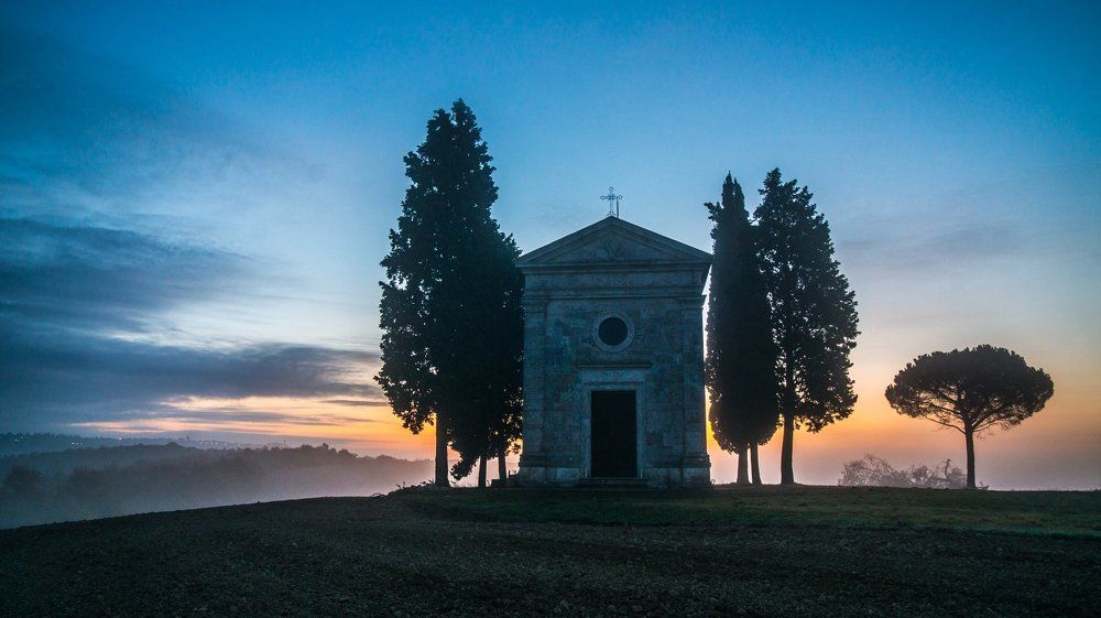 ТУМАННЫЙ РАССВЕТ. Из серии Из серии "Toscana - amore mio"