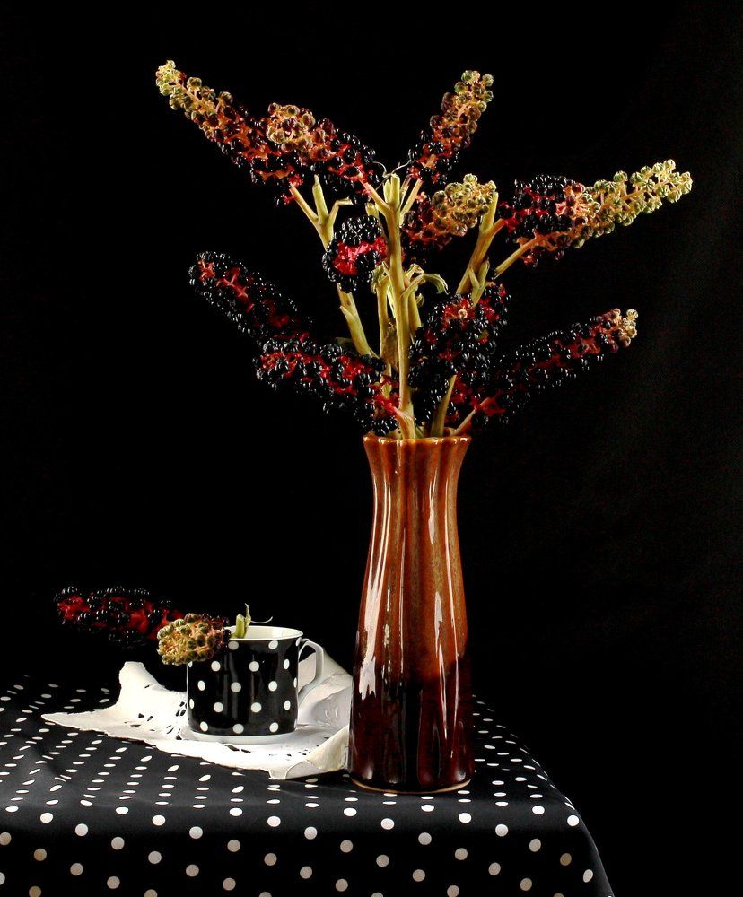 Этюд  в  горошек