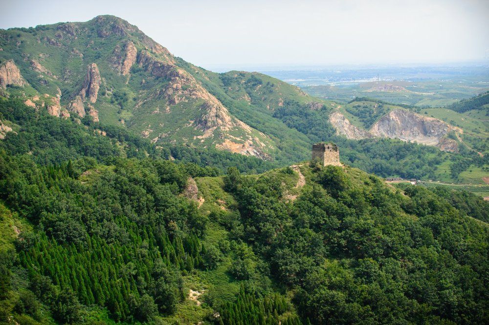 С высоты великой китайской стены