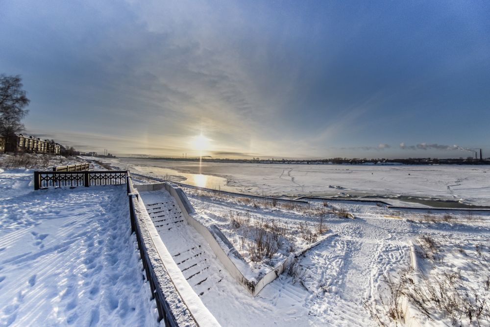 Зима на Волге