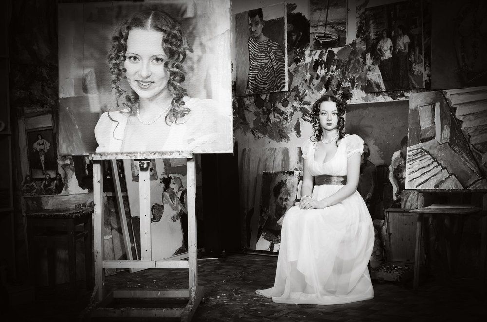 В мастерской художника