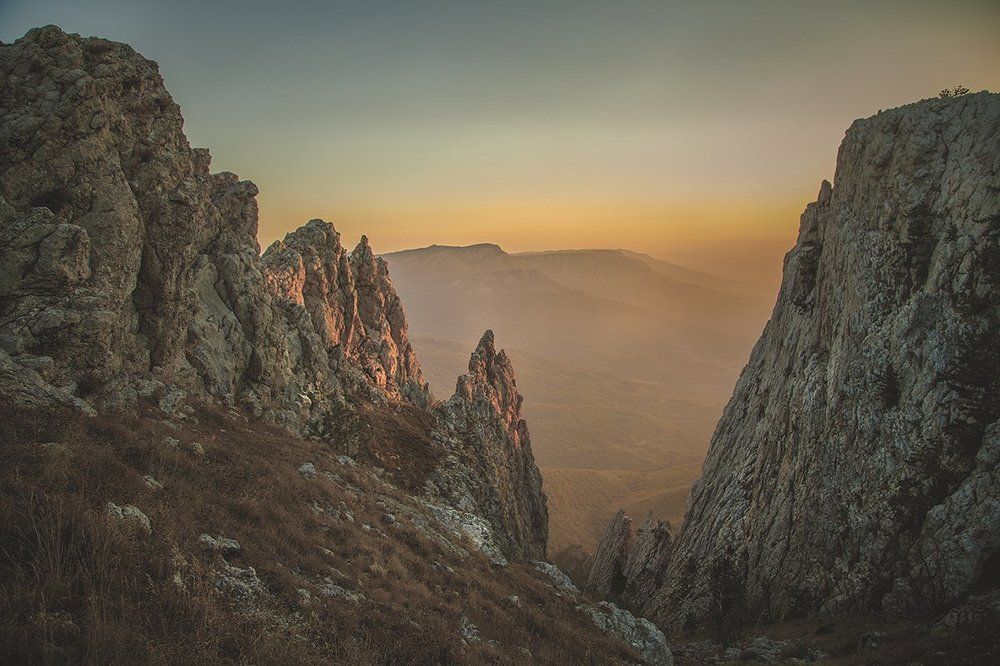 Крымские скалы.