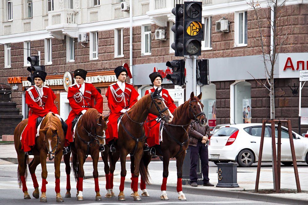 На светофоре