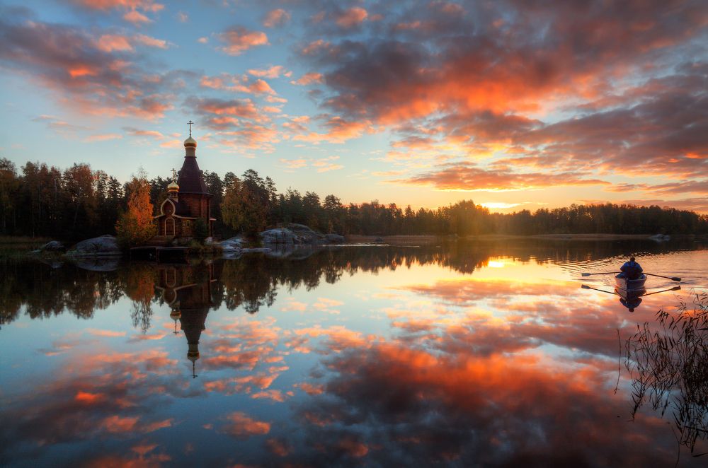 наслаждаясь тишиной